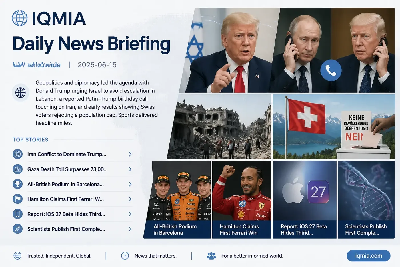 Global News Summary – 2026-06-15