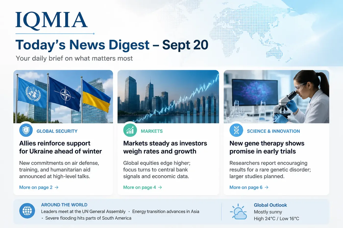 World News Summary – 2026-09-20