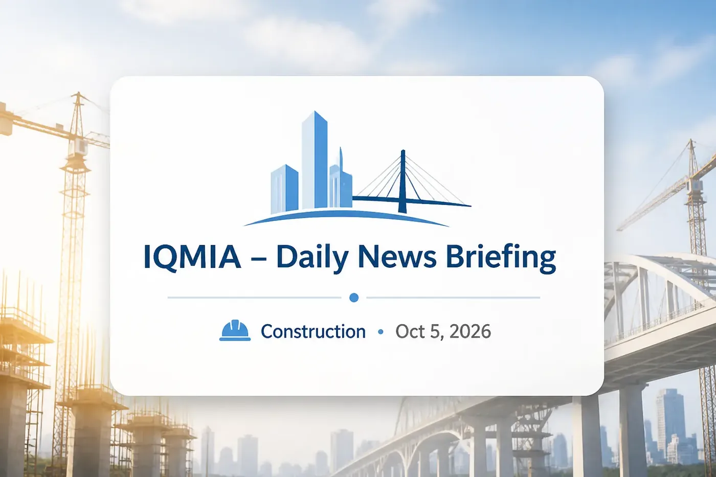 Construction News Summary – 2026-10-05